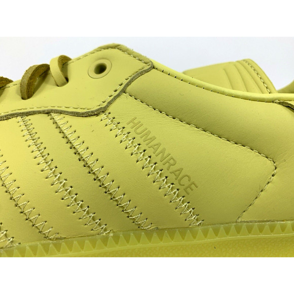 adidas Pharrell Williams X Samba Human Race Leather Yellow IE7292 Men\'s 11.5 main image 9